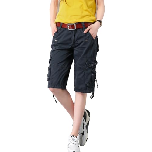 DorkasDE Damen Cargo Shorts Kurze Cargohose lockere Passform Freizeit Shorts mehrere Pockets DorkasDE Damen Cargo Shorts Kurze Cargohose lockere Passform Freizeit Shorts mehrere Pockets von DorkasDE