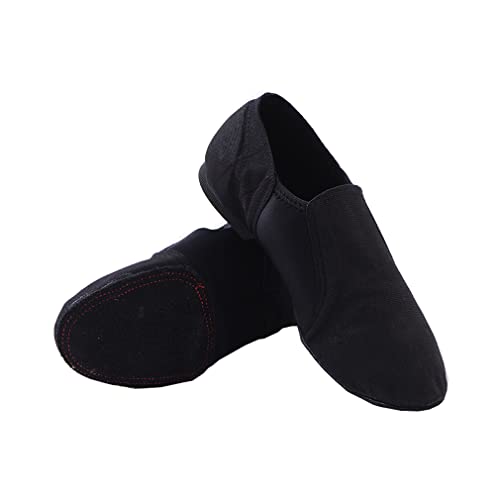 DorkasDE Damen Gymnastikschuhe Mädchen Tanzschuhe Kunstturnschuhe Ballett Schuhe Gummi Sohle Leinwand Obermaterial von DorkasDE