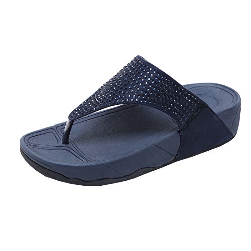 DorkasDE Damen Sandalen flip Flops Flach Zehentrenner Sommerschuhe Strandschuhe EU 35,Etikettengröße 36,Fußlänge 22.5 cm von DorkasDE