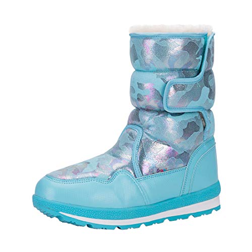 DorkasDE Damen Schneestiefel Kinder Mädchen Winterstiefel Winter Schuhe mit Warmfutter Mutter Tochter Schneestiefel von DorkasDE