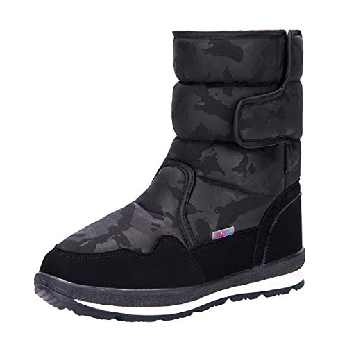 DorkasDE Damen Schneestiefel Kinder Mädchen Winterstiefel Winter Schuhe mit Warmfutter Mutter Tochter Schneestiefel von DorkasDE