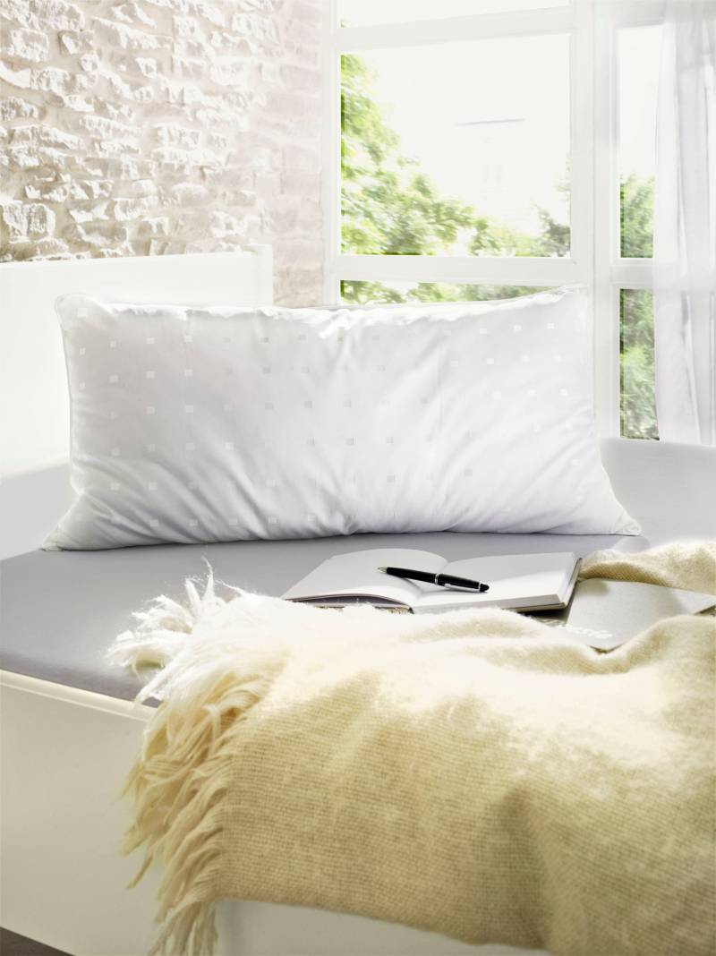 Dormisette Protect & Care Synthetikkopfkissen "Memo-Fill-Kissen, Kissen für Entspannung" Füllung: 100% Polyester 1 Stk. tlg. Kopfkissen 40x80 cm, 80x80cm und weitere Größen, mit hoher Bauschkraft von Dormisette Protect & Care