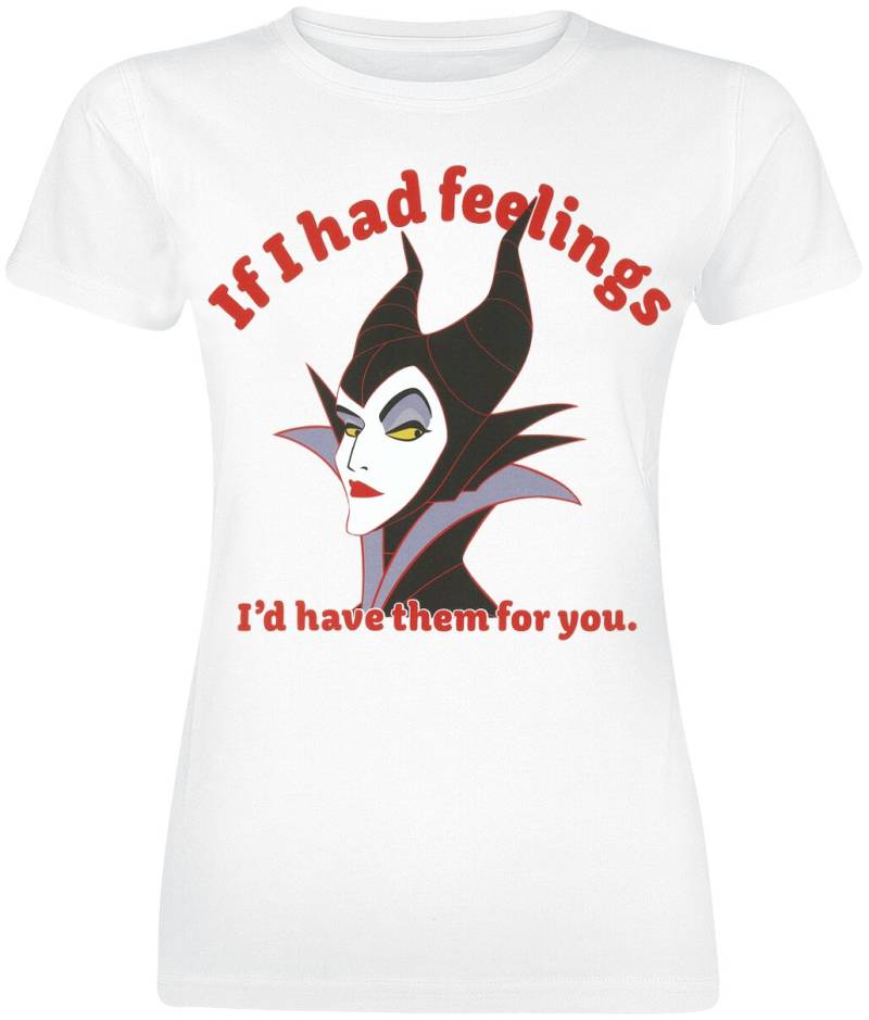 Dornröschen Maleficent If I Had Feelings T-Shirt weiß in L von Dornröschen