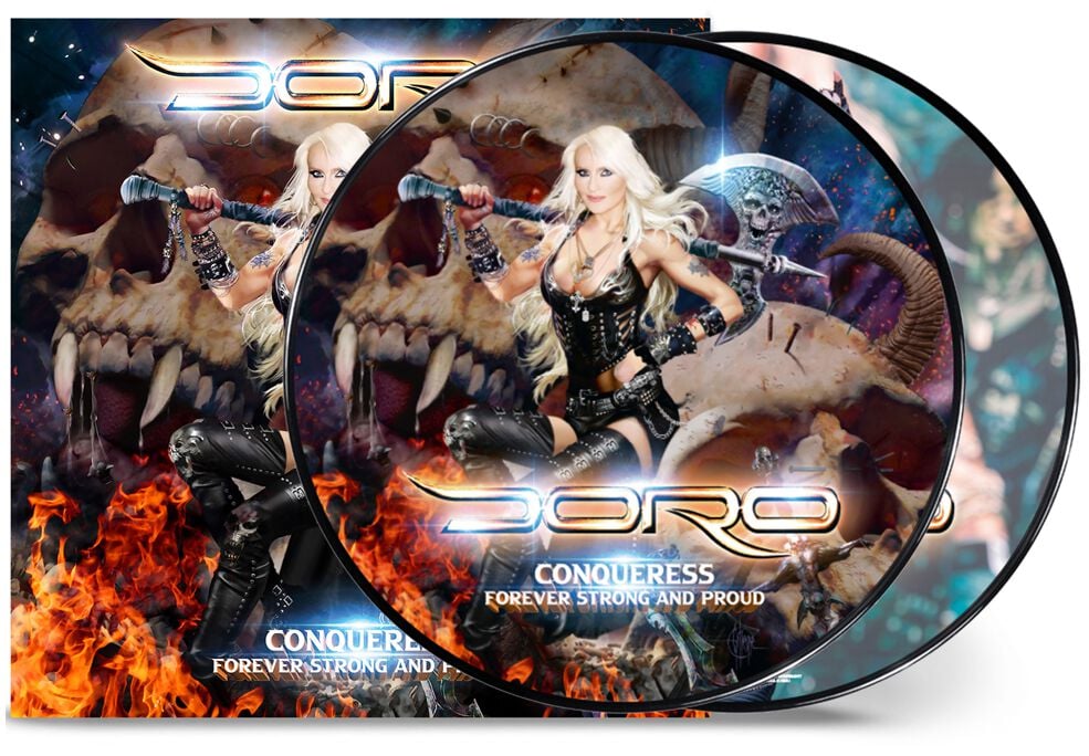 Conqueress - Forever Strong And Proud von Doro - 2-LP (Gatefold, Limited Edition, Picture) von Doro