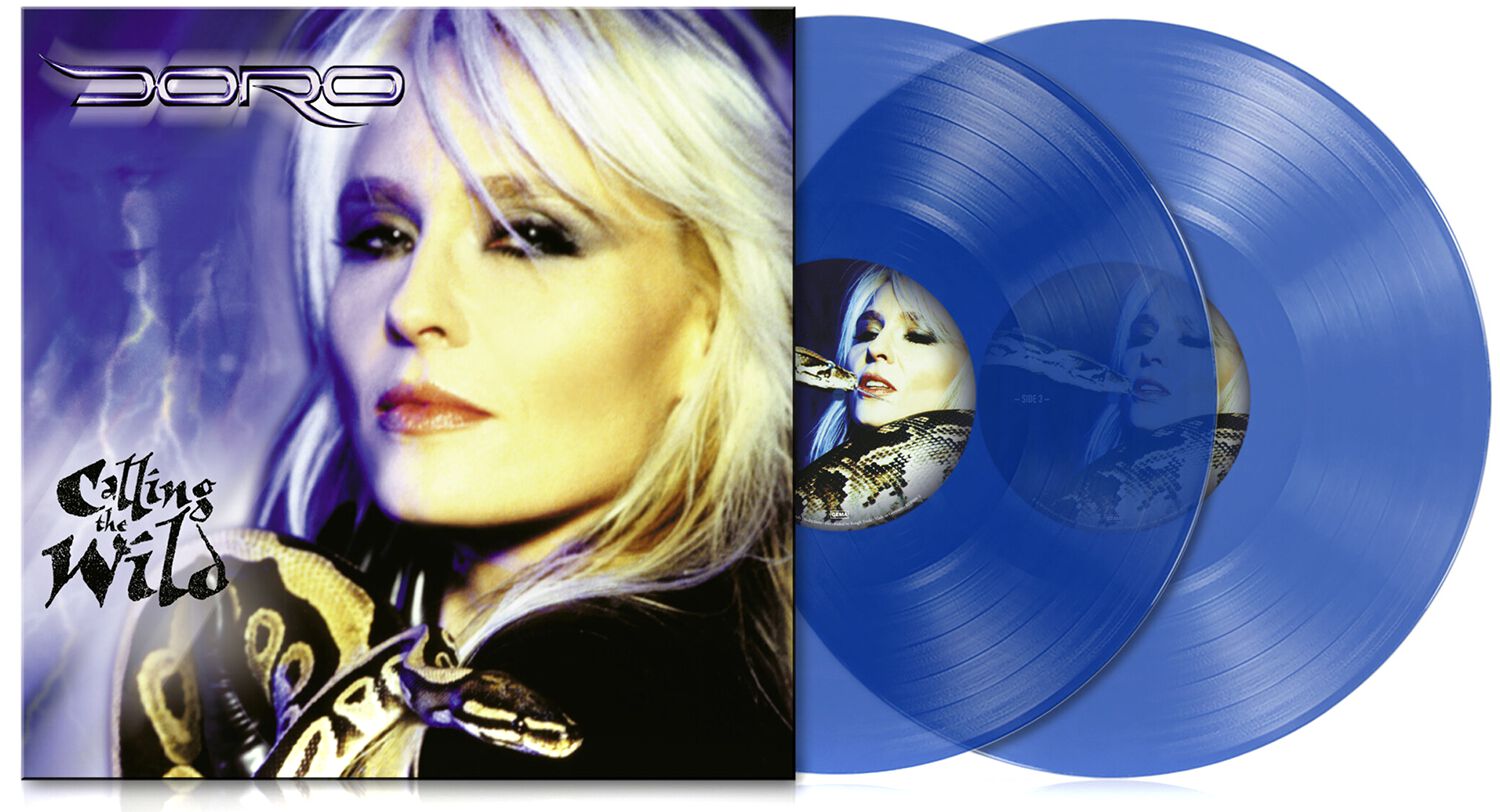 Doro Calling the wild LP blau von Doro