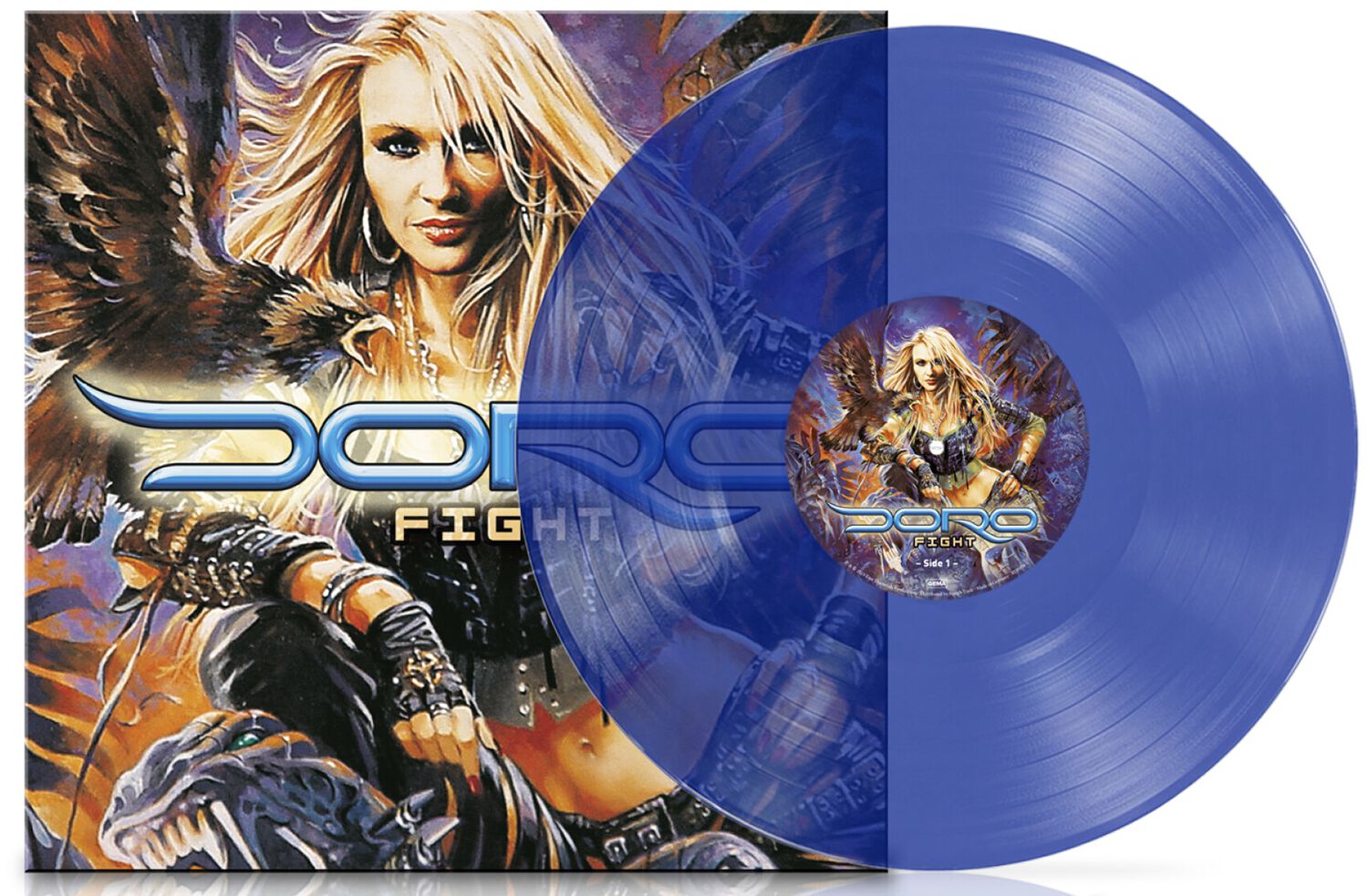Doro Fight LP blau von Doro