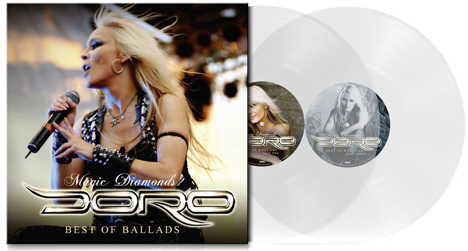 Doro Magic diamonds - Best of  ballads LP farbig von Doro