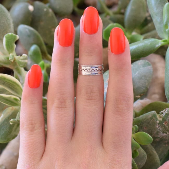 Filigraner Sterling Silber Knöchelring Handgemachter Midi-Ring von DoronJewelry