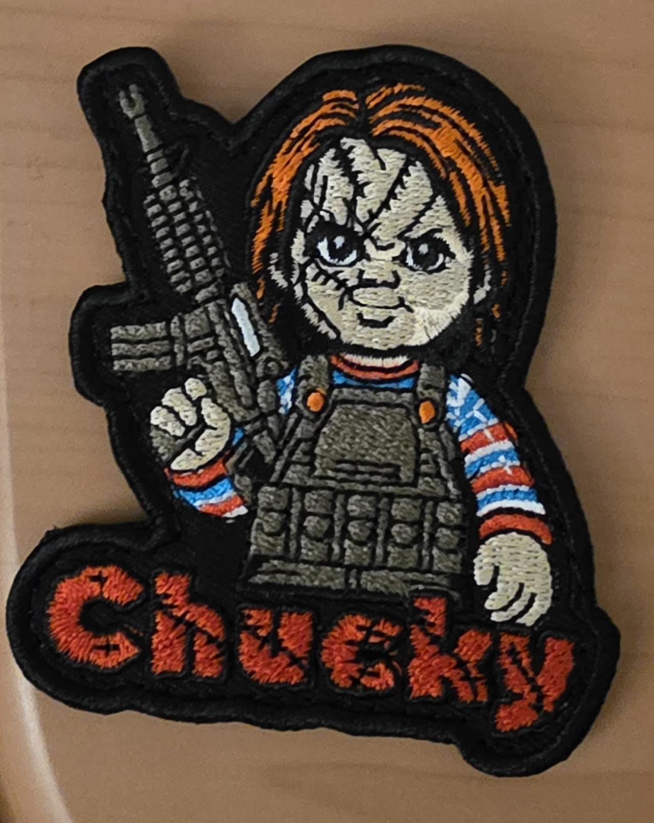 Chucky Die Mörderpuppe Aufnäher Aufbügeln Patch von DorosHandmadeShop