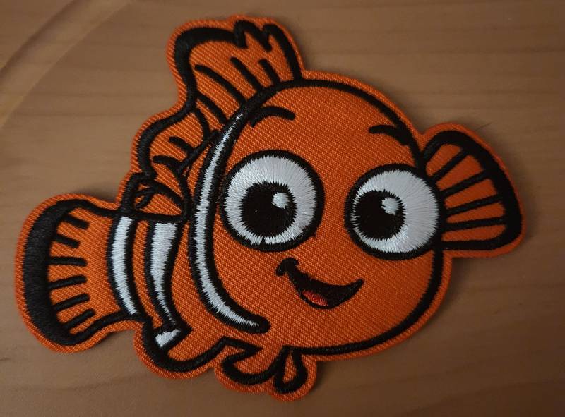 Süßer Clownfisch Aufbügel-Patch | Lustiges Bügelbild Für Kleidung & Accessoires von DorosHandmadeShop