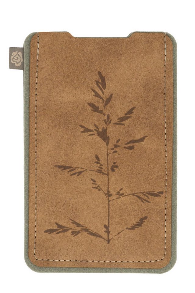 Dorothee Lehnen Geldbörse Handyhülle - RUNA PHONE GRASSES - hellbraun von Dorothee Lehnen