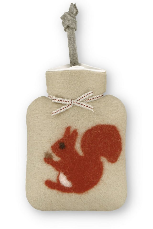 Dorothee Lehnen Wärmflasche Mini-Wärmflasche - EICHHÖRNCHEN - sand von Dorothee Lehnen