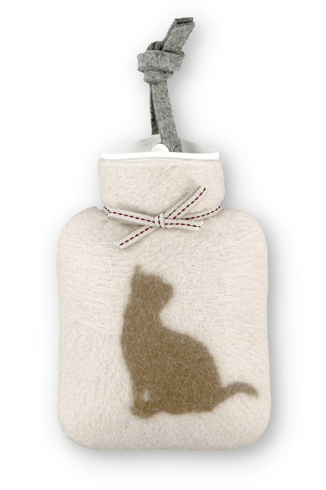 Dorothee Lehnen Wärmflasche Mini-Wärmflasche - MIETZE - cremebeige von Dorothee Lehnen