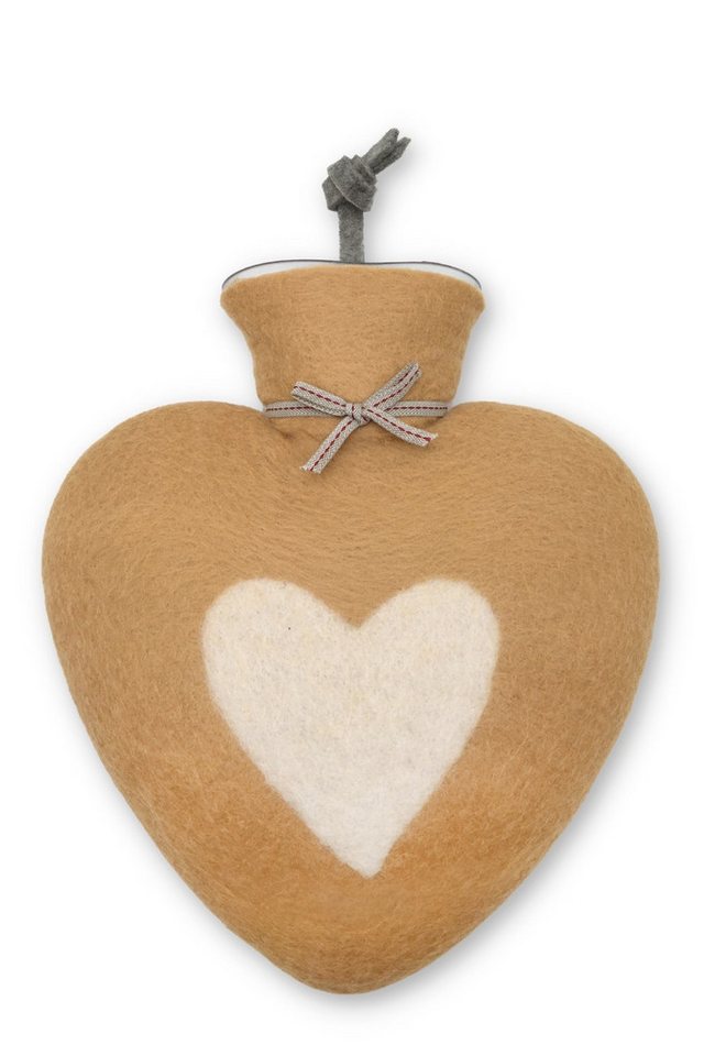 Dorothee Lehnen Wärmflasche Wärmflasche - HERZ - mango von Dorothee Lehnen