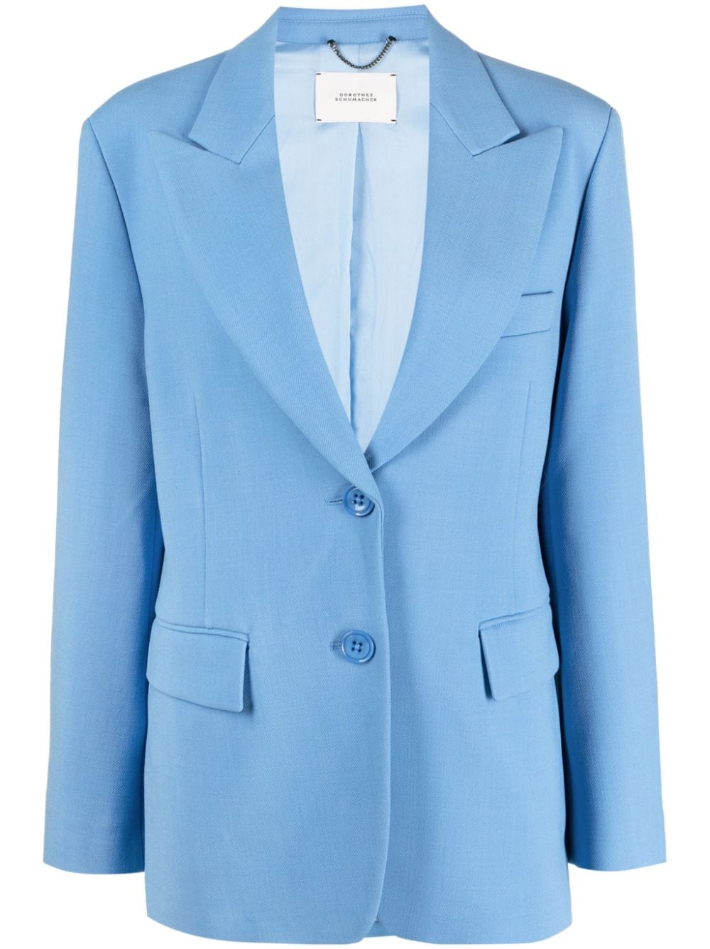 Dorothee Schumacher Blazer mit steigendem Revers - Blau von Dorothee Schumacher