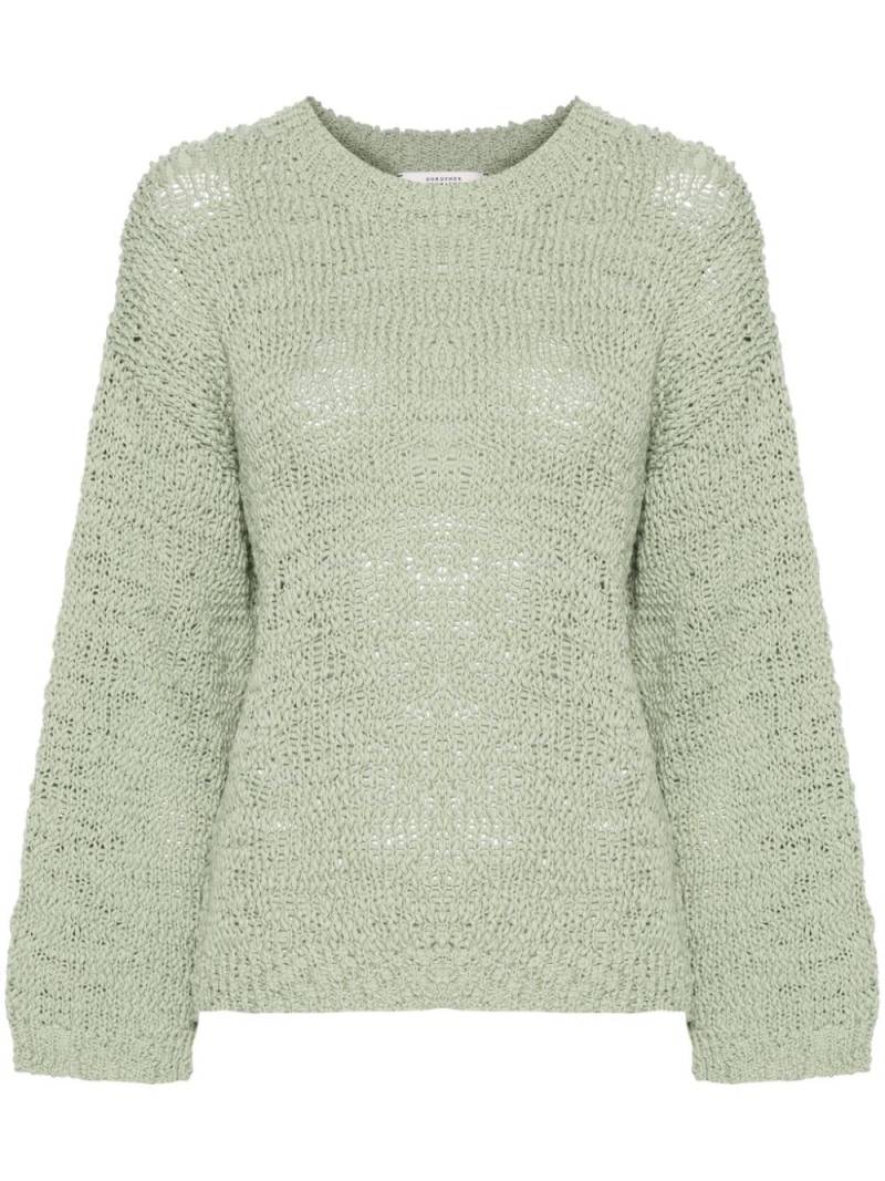 Dorothee Schumacher Pullover mit Lochstrickmuster - Grün von Dorothee Schumacher