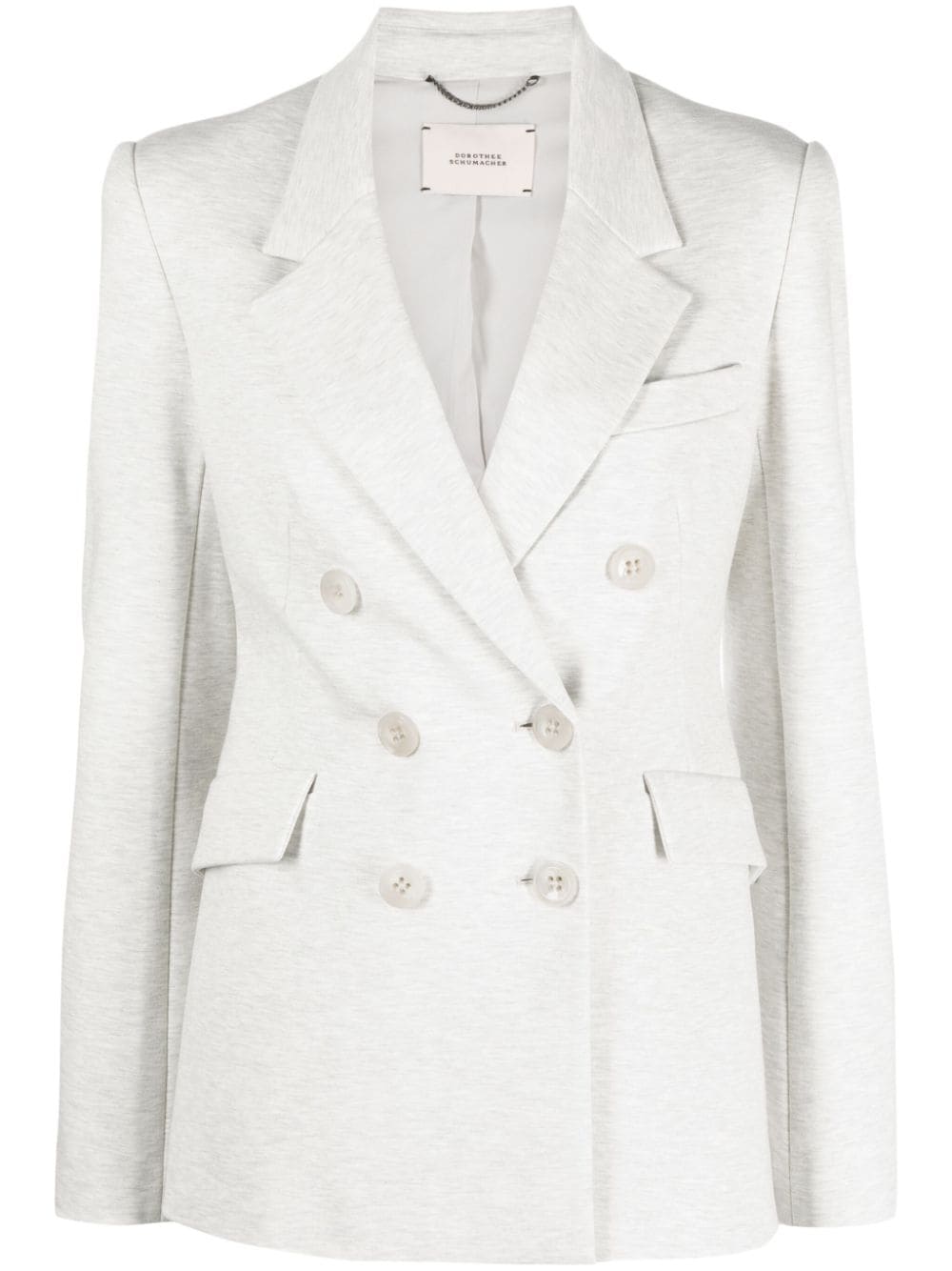 Dorothee Schumacher Blazer mit fallendem Revers - Grau von Dorothee Schumacher