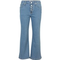 Jeans 'Petite Button Front Wide Leg Jeans' von Dorothy Perkins Petite