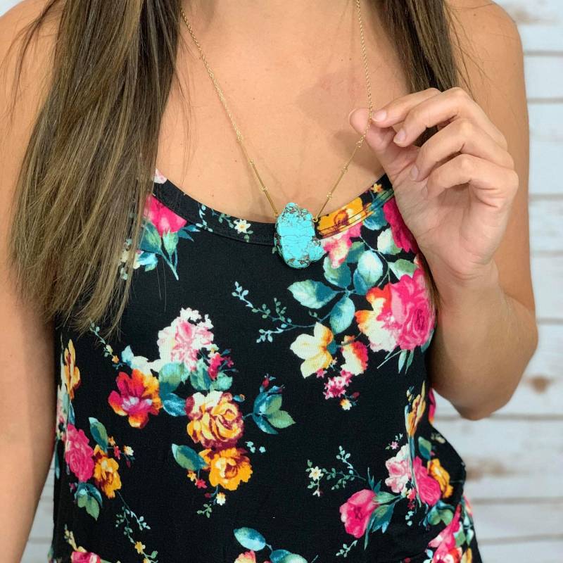 Raw Howlite Plattenkette von DorothyJeanBoutique