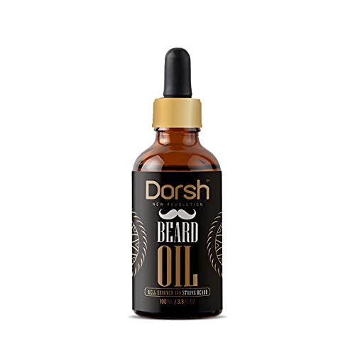 Dorsh Bartöl mit Arganöl, Jojoba und Vitamin E, Bartpflege für Männer, 100ml von Dorsh