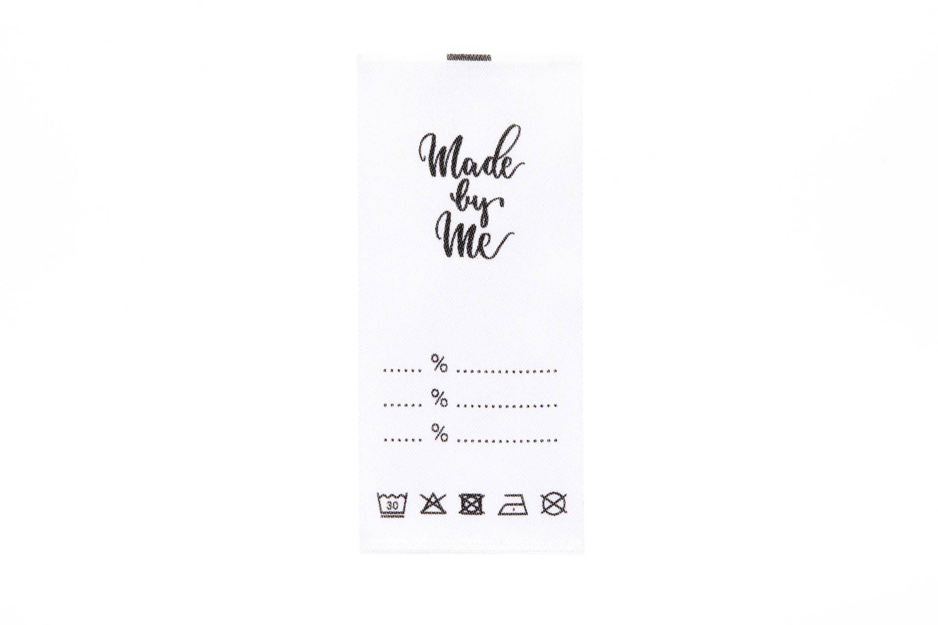 Set Mit 20 "Made By Me" Pflegeetiketten | Rpet von Dortex2Go