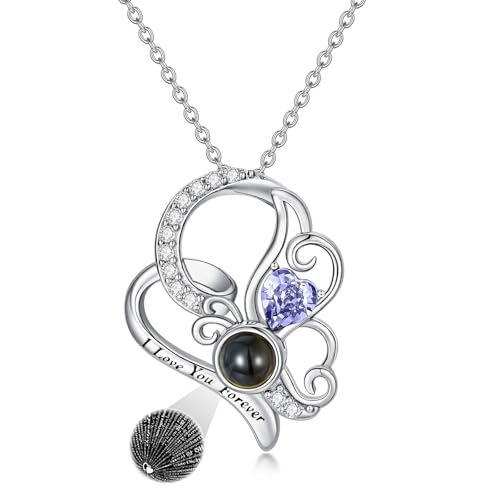 Dorunmo 925 Sterling Silber Ich liebe dich 100 Sprachen Projektion Halskette Schmetterling Anhänger Geburtstag Hochzeit Jahrestag Graduierung Saison Weihnachten Geschenk Damen Halskette Schmuck Dorunmo 925 Sterling Silber Ich liebe dich 100 Sprachen Projektion Halskette Schmetterling Anhänger Geburtstag Hochzeit Jahrestag Graduierung Saison Weihnachten Geschenk Damen Halskette Schmuck von Dorunmo