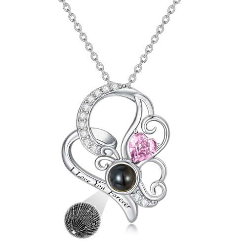 Dorunmo 925 Sterling Silber Ich liebe dich 100 Sprachen Projektion Halskette Schmetterling Anhänger Geburtstag Hochzeit Jahrestag Graduierung Saison Weihnachten Geschenk Damen Halskette Schmuck Dorunmo 925 Sterling Silber Ich liebe dich 100 Sprachen Projektion Halskette Schmetterling Anhänger Geburtstag Hochzeit Jahrestag Graduierung Saison Weihnachten Geschenk Damen Halskette Schmuck von Dorunmo