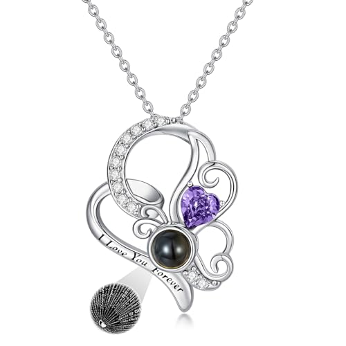 Dorunmo 925 Sterling Silber Ich liebe dich 100 Sprachen Projektion Halskette Schmetterling Anhänger Geburtstag Hochzeit Jahrestag Graduierung Saison Weihnachten Geschenk Damen Halskette Schmuck Dorunmo 925 Sterling Silber Ich liebe dich 100 Sprachen Projektion Halskette Schmetterling Anhänger Geburtstag Hochzeit Jahrestag Graduierung Saison Weihnachten Geschenk Damen Halskette Schmuck von Dorunmo