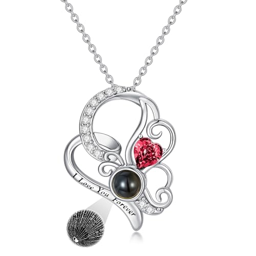 Dorunmo 925 Sterling Silber Ich liebe dich 100 Sprachen Projektion Halskette Schmetterling Anhänger Geburtstag Hochzeit Jahrestag Graduierung Saison Weihnachten Geschenk Damen Halskette Schmuck Dorunmo 925 Sterling Silber Ich liebe dich 100 Sprachen Projektion Halskette Schmetterling Anhänger Geburtstag Hochzeit Jahrestag Graduierung Saison Weihnachten Geschenk Damen Halskette Schmuck von Dorunmo