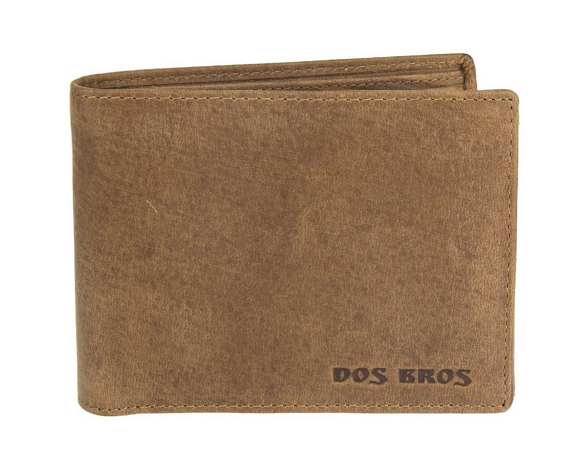 Dos Bros Geldbörse Hunter Leder Geldbörse mit Geschenkbox DB-002 von Dos Bros