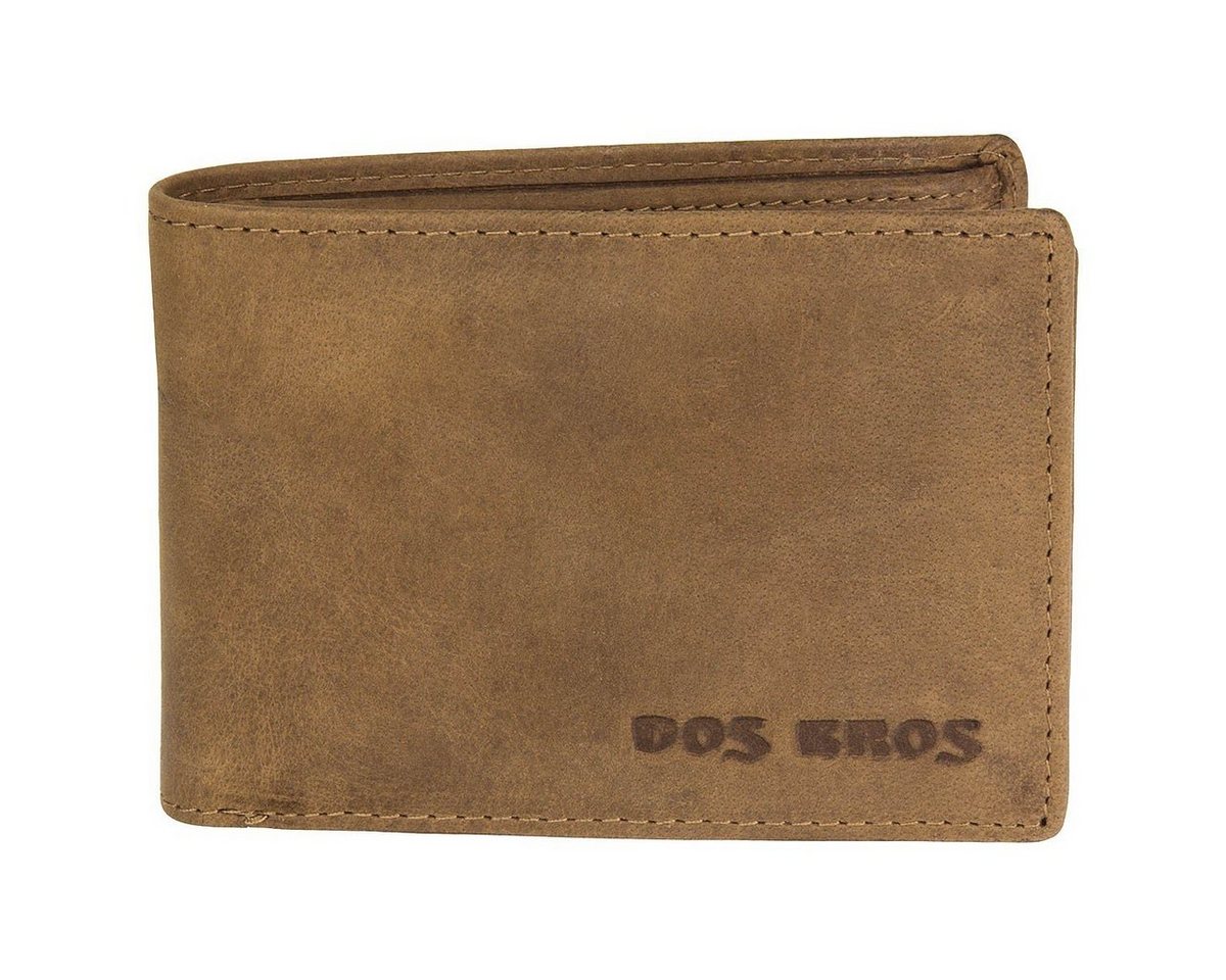 Dos Bros Geldbörse Hunter kleine Leder Geldbörse mit Geschenkbox DB-004 von Dos Bros