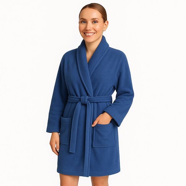 Dosanteks Damen Bademantel aus Bio-Baumwolle – weich, hautfreundlich & haltbar von Dosanteks