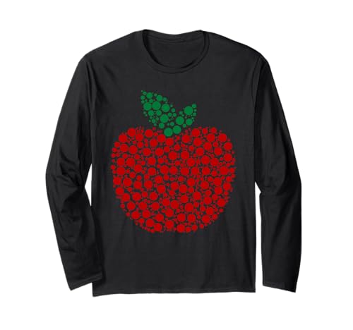 Apple-Punktmuster, Wertschätzung für Kunstlehrer, Männer, Frauen, Humor Langarmshirt Apple-Punktmuster, Wertschätzung für Kunstlehrer, Männer, Frauen, Humor Langarmshirt von Dot Apple Art Teacher Teaching Funny Dot Art