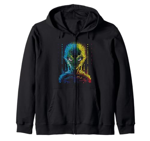 Dot Day Alien Lover Herren Damen Kinder Jugendliche Kapuzenjacke von Dot Day Alien Tees