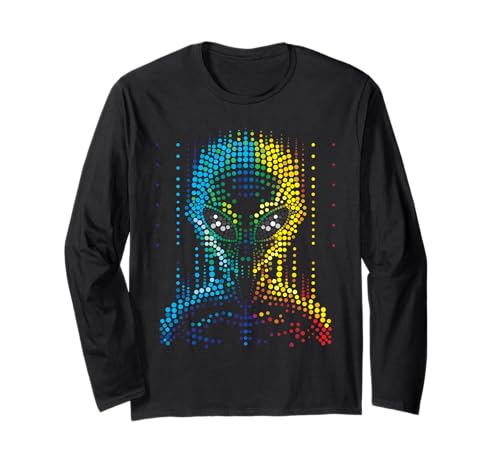 Dot Day Alien Lover Herren Damen Kinder Jugendliche Langarmshirt von Dot Day Alien Tees