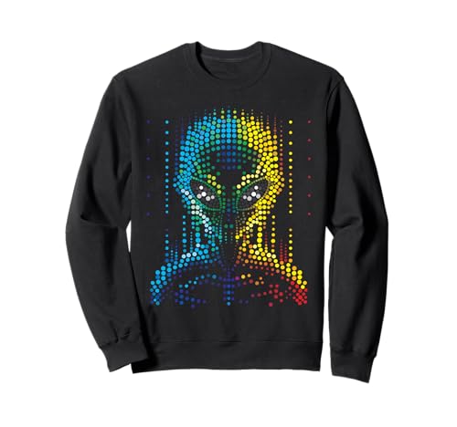 Dot Day Alien Lover Herren Damen Kinder Jugendliche Sweatshirt von Dot Day Alien Tees