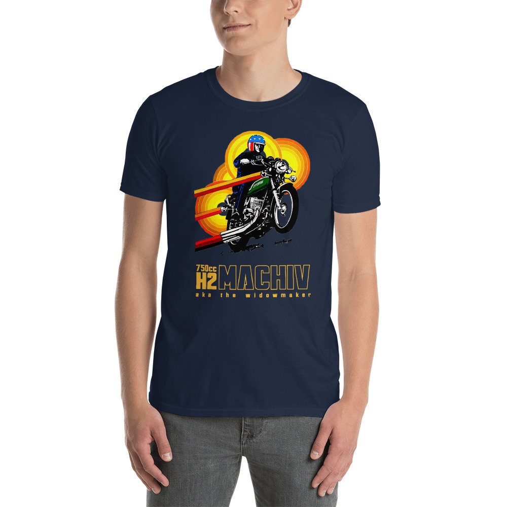 Retro Design Kawasaki H2 Mach Iv "Widowmaker" Unisex T-Shirt Retro Design Kawasaki H2 Mach Iv "Widowmaker" Unisex T-Shirt von DotheTonDesign