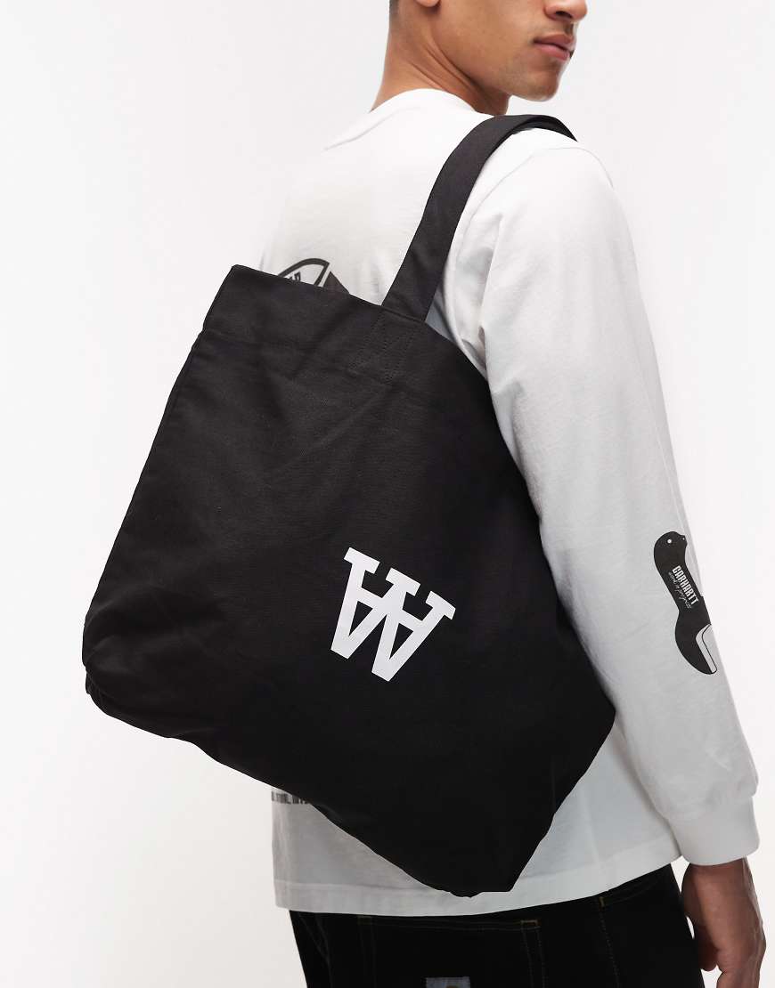 Double A By Wood Wood - Conner - Tragetasche in Schwarz von Double A by Wood Wood