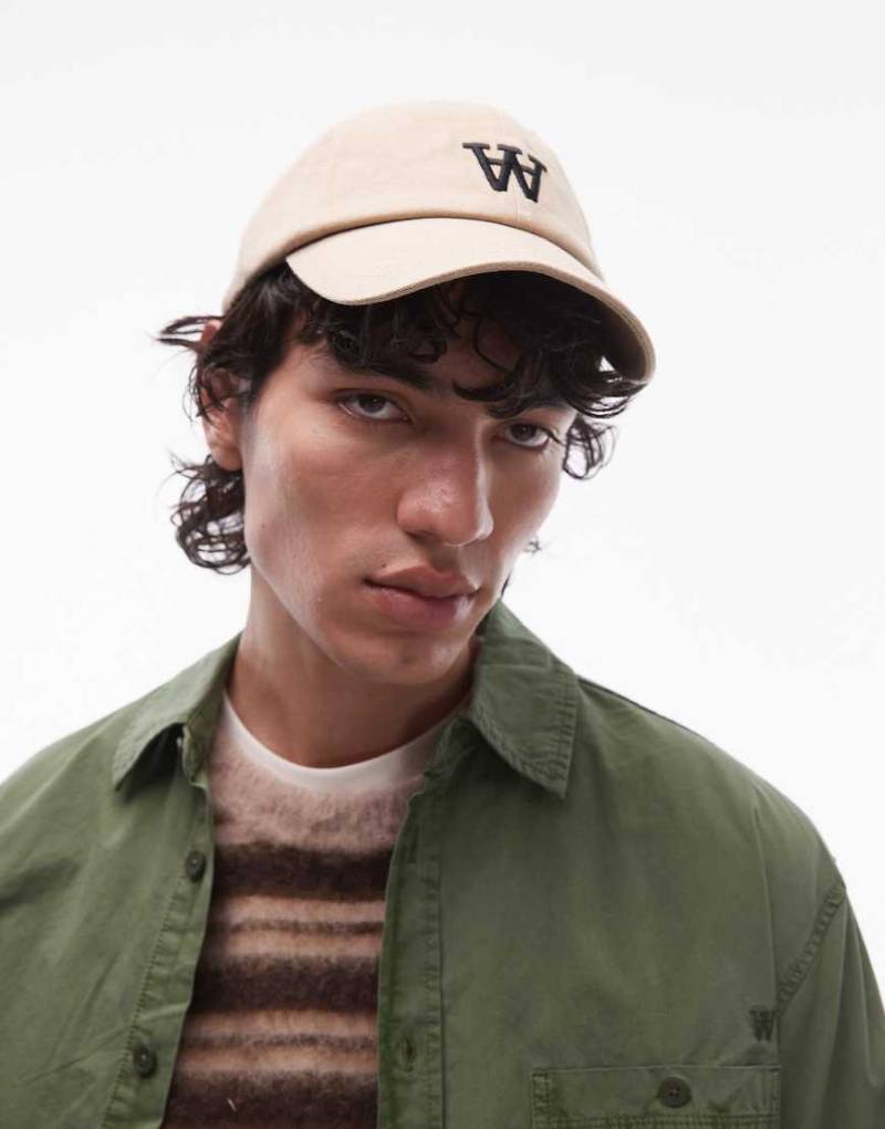 Double A By Wood Wood - Eli - Kappe in Beige-Neutral von Double A by Wood Wood