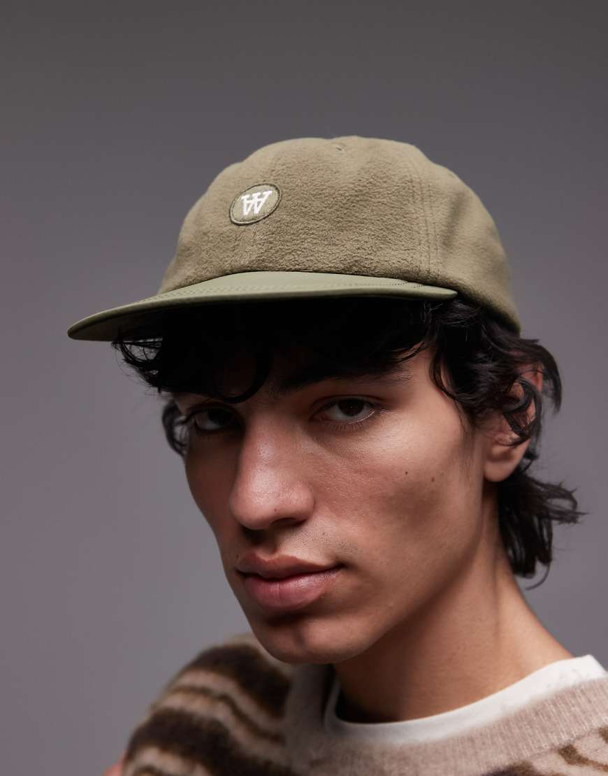 Double A By Wood Wood - Fleece-Kappe in Grün von Double A by Wood Wood