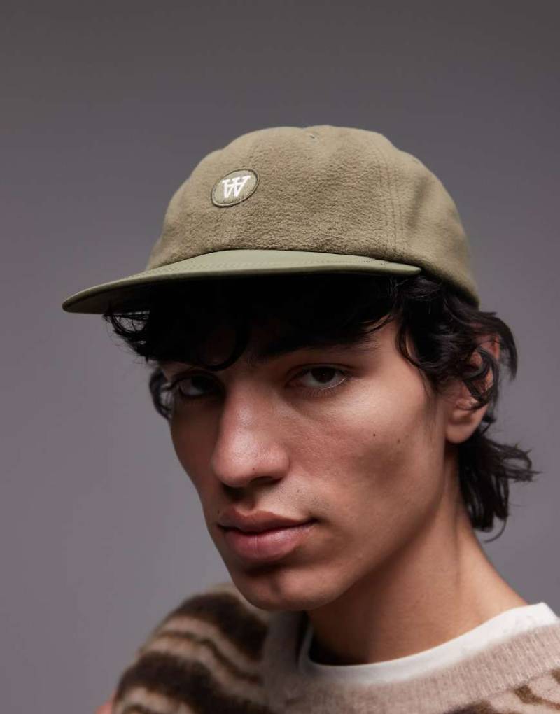 Double A By Wood Wood - Fleece-Kappe in Grün von Double A by Wood Wood