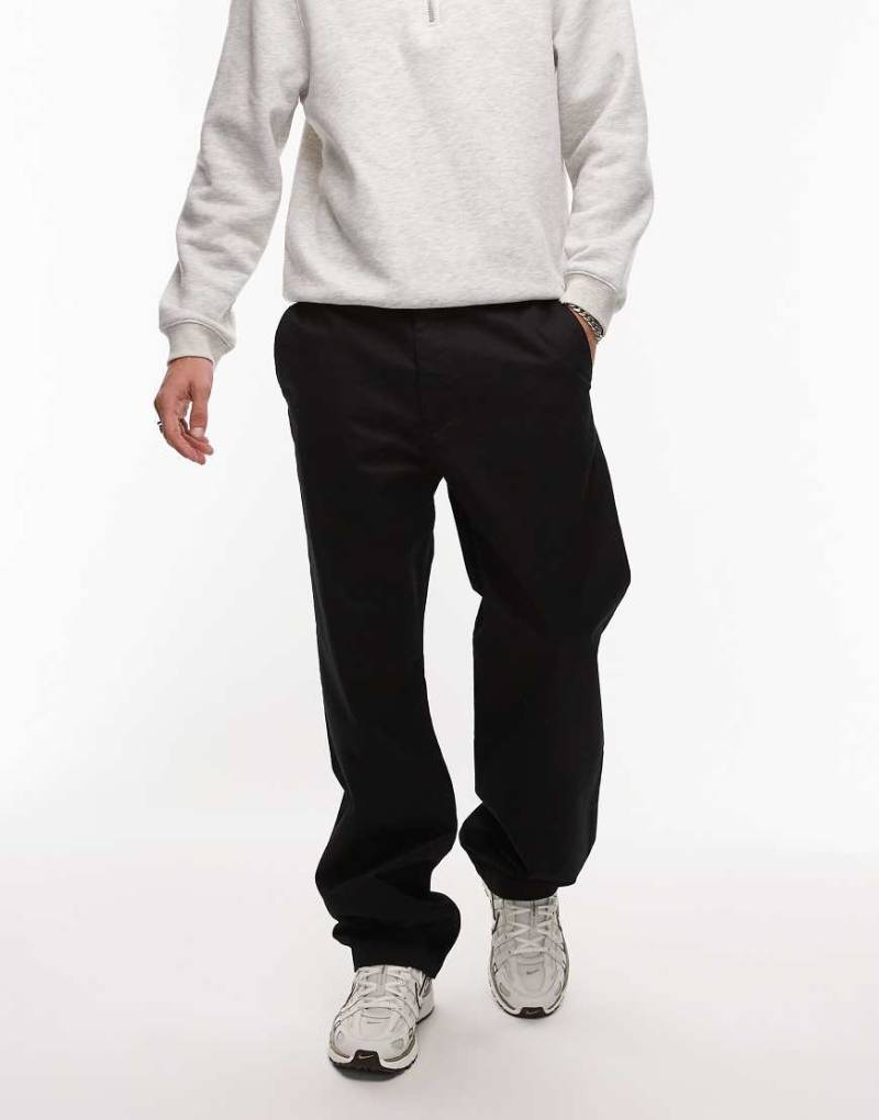 Double A By Wood Wood - Silas - Chinohose in Schwarz von Double A by Wood Wood