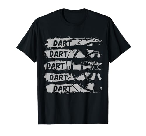 Double-Out | Dart Dartspieler Darts T-Shirt - Herren, Schwarz, S, Halbarm, Klassische Passform, Novelty Half-Sleeve Classic Fit T-Shirt von Double-Out | Dart Dartspieler Darts Geschenke