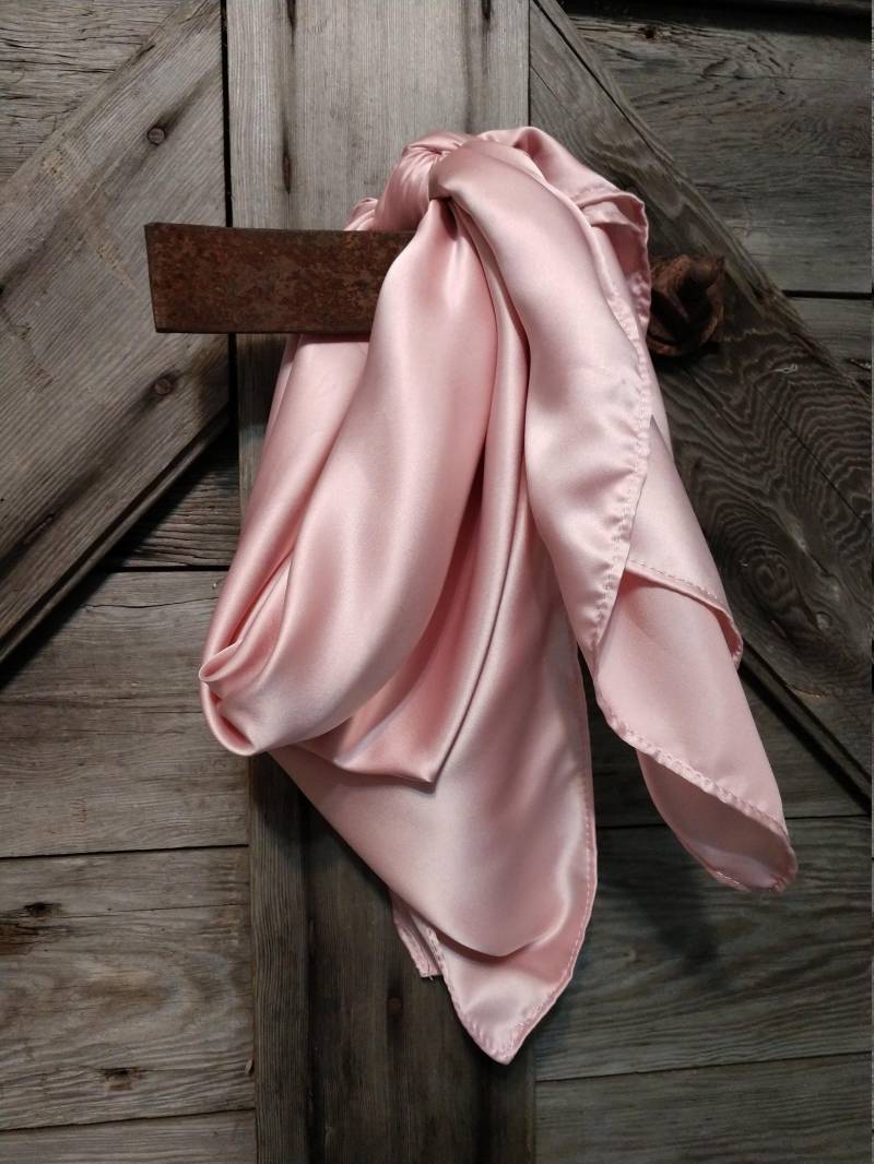 Wild Rags Solid Rose Pink #211 Western Cowboy Halstuch Bandana Von Double B von DoubleBWildRags