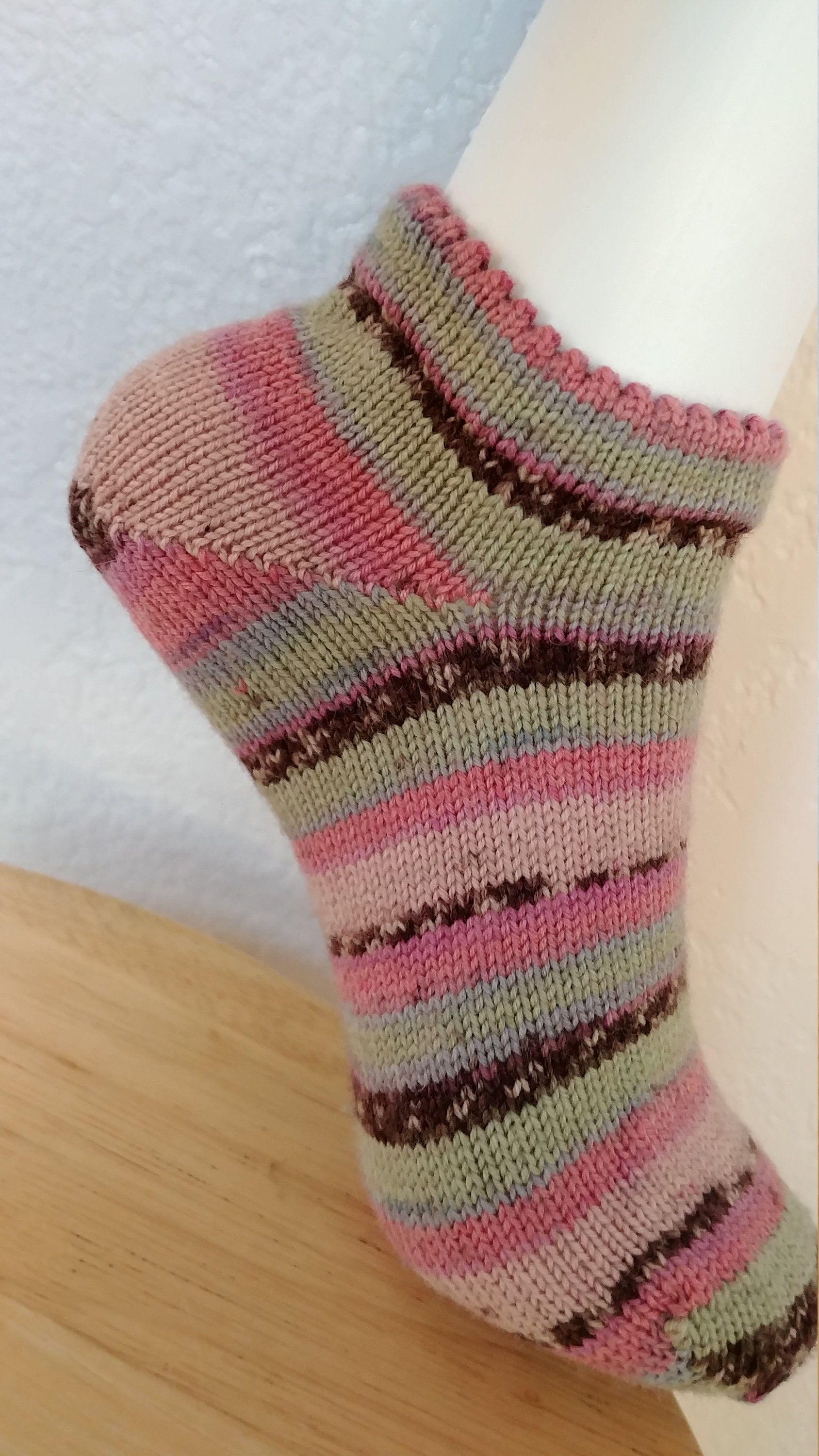 Damensocken Mit Picot-Saum Damensocken Mit Picot-Saum von DoubleEwesDesigns