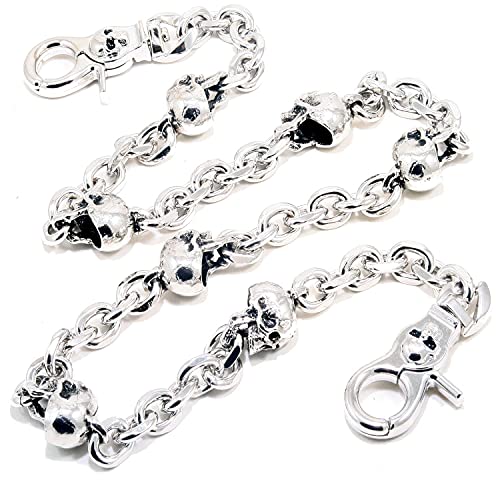 DoubleK Multi Skull Connect Key Jean Wallet Chain (26.5/7.4oz) Silver CS80 by Double K von DoubleK