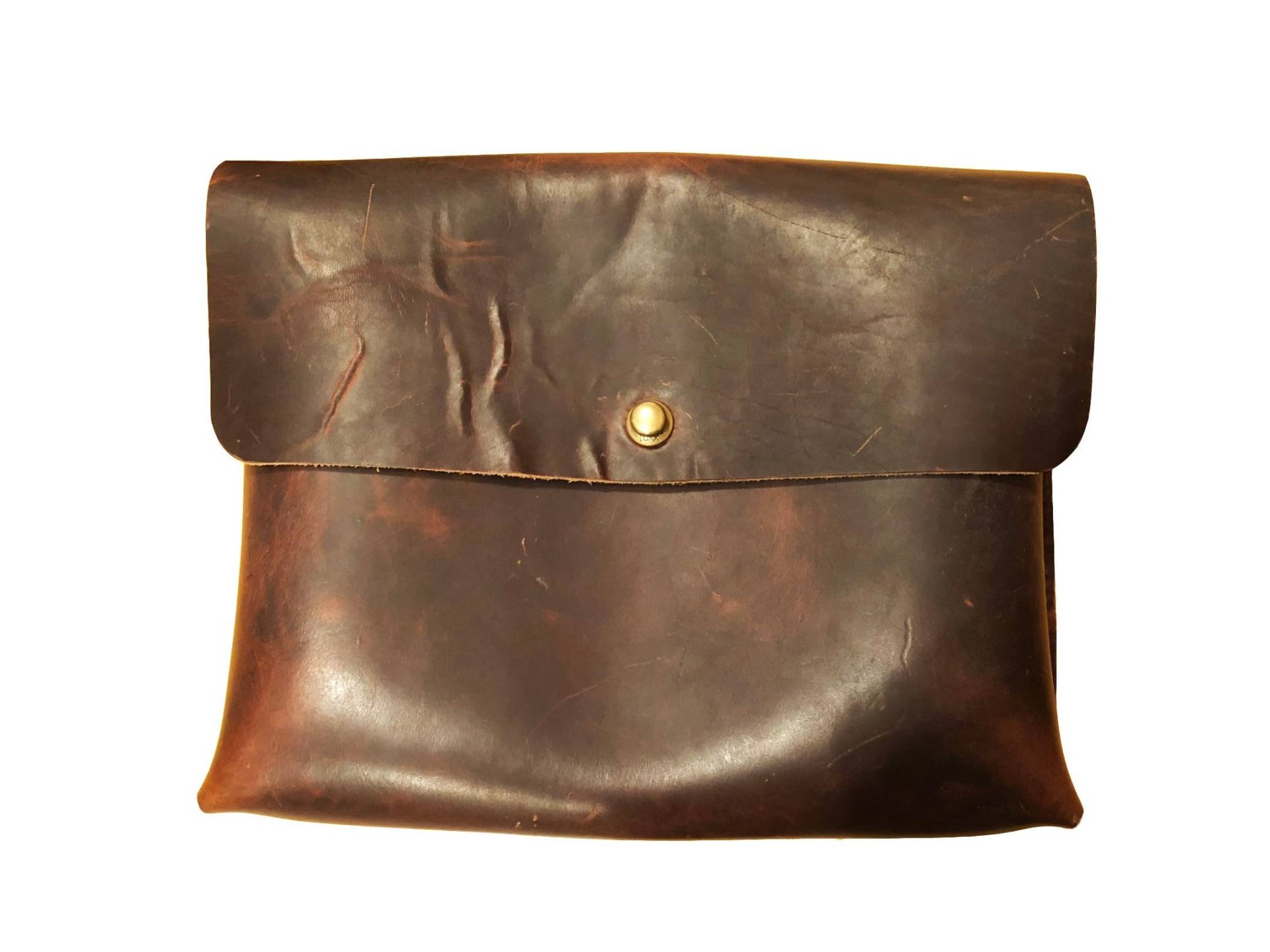 Leder Dokumententasche Umschlag Portfolio Mit Ziehverschluss Snap Leder Dokumententasche Umschlag Portfolio Mit Ziehverschluss Snap von DoubleRivetLeather