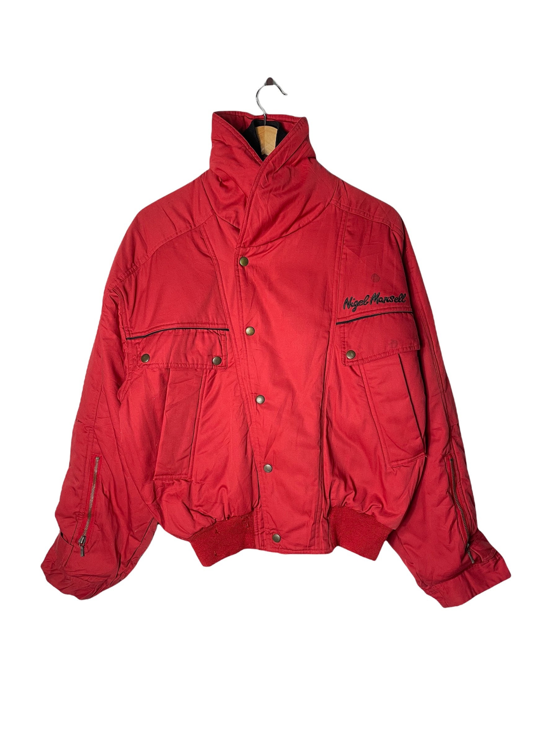 Seltene Nigel Mansell Bomberjacke Formel Ome Driver Nigell Official Merchandise Seltene Nigel Mansell Bomberjacke Formel Ome Driver Nigell Official Merchandise von DoubleTaps