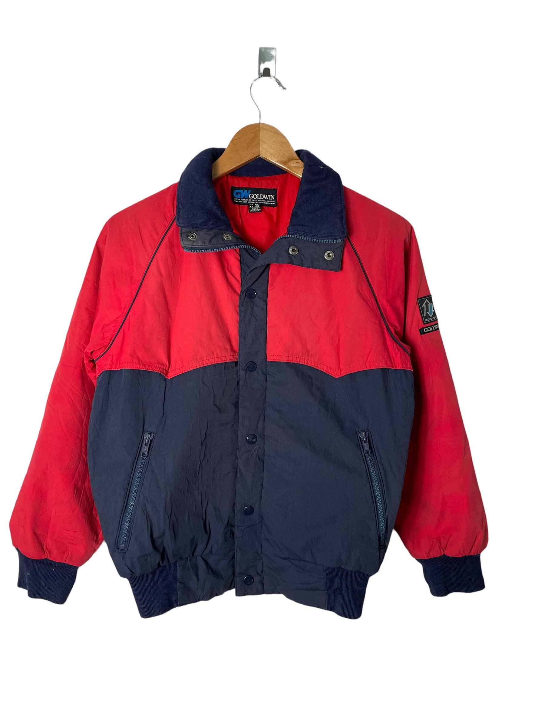 Vintage Goldwin Leichte Gepolsterte Jacke Color Block Motorradjacke Vintage Goldwin Leichte Gepolsterte Jacke Color Block Motorradjacke von DoubleTaps