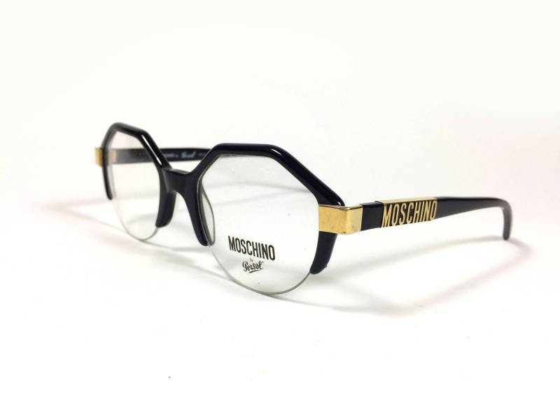 Moschino M19 Von Persol Vintage Hexagon Brille Made in Italy von DoubleVisionStore